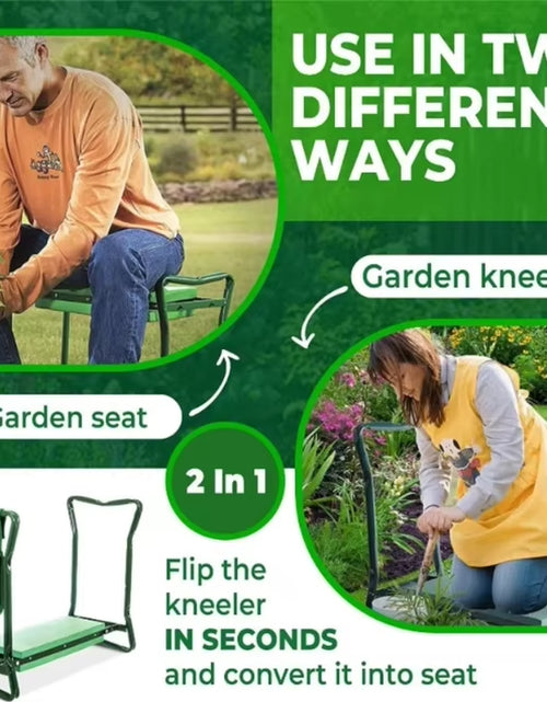 Load image into Gallery viewer, GardenMate Folding Kneeler &amp; Stool – Comfort &amp; Convenience for Every Gardener

