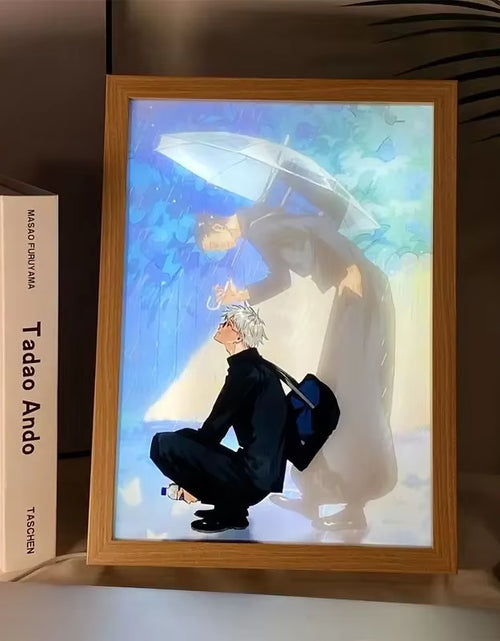 Load image into Gallery viewer, Jujutsu Kaisen Led Photo Frame Light Anime Figure Deco Frame Art Painting Design Night Lamp Cartoon Anime Gojo Satoru Light
