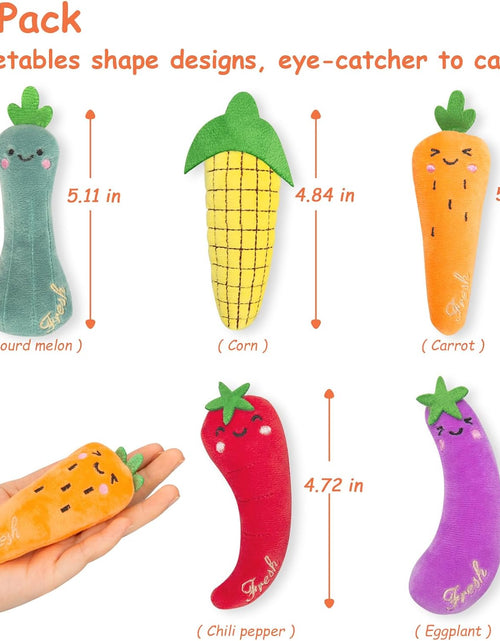 Load image into Gallery viewer, Catnip Toys, Cat Toys, Cat Toys for Indoor Cats, Catnip Toys for Cats, Cat Toys with Catnip, Interactive Cat Toy, Cat Chew Toy, Cat Pillow Toys, Cat Toys for Kittens Kitty
