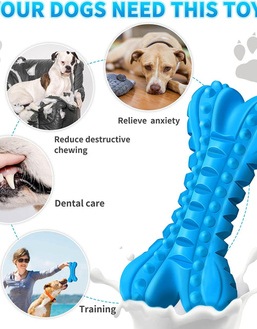 Load image into Gallery viewer, Dog Toys for Aggressive Chewers Large Breed, Durable Dog Chew Toy, Nearly Indestructible Dog Toys for Large Dogs, Tough Natural Rubber Puppy Chew Toys for Medium Dog Teeth Cleaning
