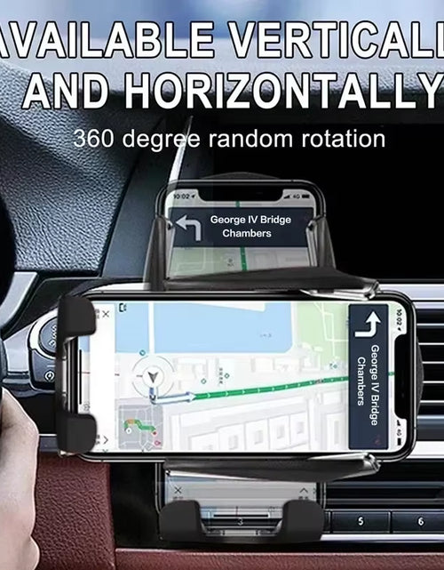 Load image into Gallery viewer, AutoGrip Wireless Car Charger – Infrared Sensor Mount &amp; Fast Charging Stand for iPhone &amp; Samsung
