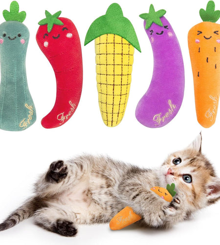 Catnip Toys, Cat Toys, Cat Toys for Indoor Cats, Catnip Toys for Cats, Cat Toys with Catnip, Interactive Cat Toy, Cat Chew Toy, Cat Pillow Toys, Cat Toys for Kittens Kitty
