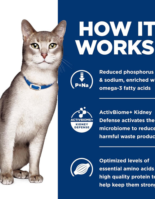 Load image into Gallery viewer, K/D Kidney Care Ocean Fish Dry Cat Food, Veterinary Diet, 4 Lb. Bag
