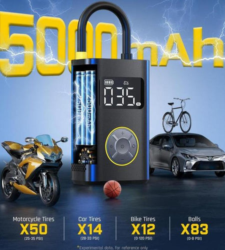 FANTTIK X9 Pro Portable Tire Inflator - Smart ON/OFF Hose Design