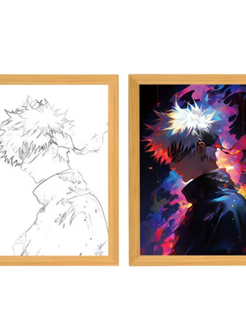 Load image into Gallery viewer, Jujutsu Kaisen Led Photo Frame Light Anime Figure Deco Frame Art Painting Design Night Lamp Cartoon Anime Gojo Satoru Light
