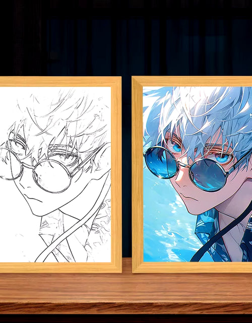 Load image into Gallery viewer, Jujutsu Kaisen Led Photo Frame Light Anime Figure Deco Frame Art Painting Design Night Lamp Cartoon Anime Gojo Satoru Light
