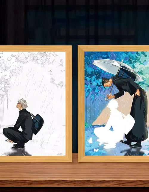 Load image into Gallery viewer, Jujutsu Kaisen Led Photo Frame Light Anime Figure Deco Frame Art Painting Design Night Lamp Cartoon Anime Gojo Satoru Light
