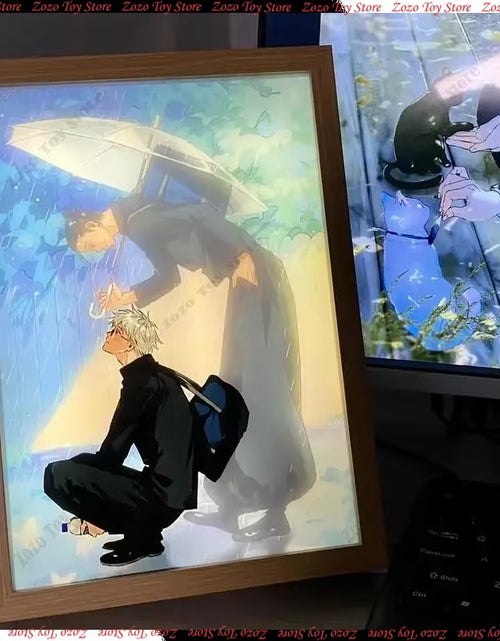 Load image into Gallery viewer, Jujutsu Kaisen Led Photo Frame Light Anime Figure Deco Frame Art Painting Design Night Lamp Cartoon Anime Gojo Satoru Light
