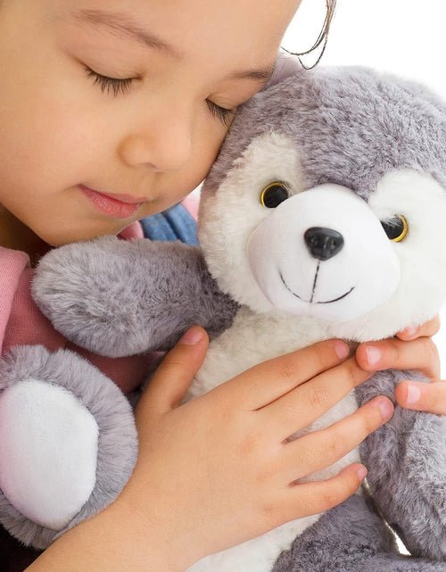 Load image into Gallery viewer, Wolf Backpack, Wolf Toys for Girls Boys, Wolf Stuffed Animal, Husky Toy for Kids
